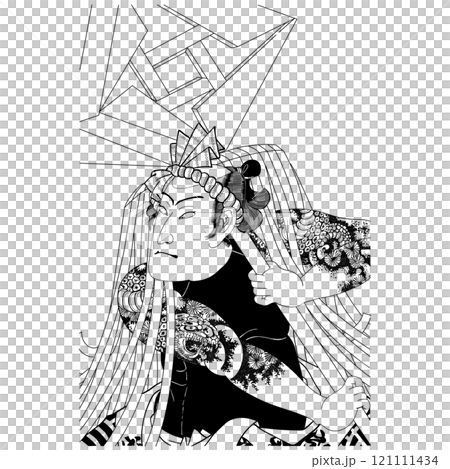 [Ichikawa Kuzo] - [Toyohara Kunichika] 121111434