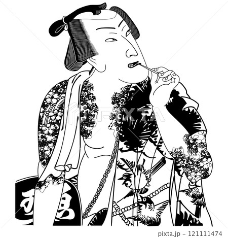 【ひしや駒 中村芝翫】-【豊原国周】 121111474