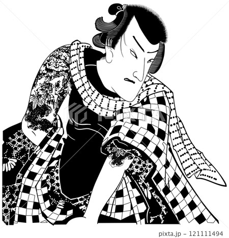 【み立いろはあわせ」「竹門の虎】-【豊原国周】 121111494