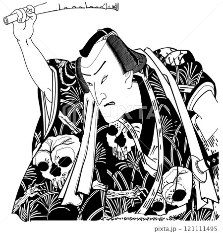 【立いろはあわせ」「野晒吾助】-【豊原国周】 【立いろはあわせ」「野晒吾助】-【豊原国周】 121111495