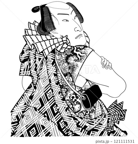 【江戸の花勇揃 坂東彦三郎】-【豊原国周】 121111531