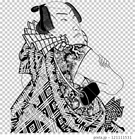 【江戸の花勇揃 坂東彦三郎】-【豊原国周】 121111531