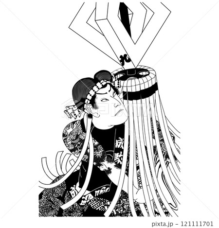 【中むら翫雀】-【豊原国周】 121111701