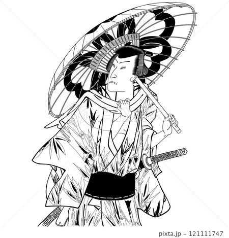 【夕立雷名男】-【豊原国周】 121111747