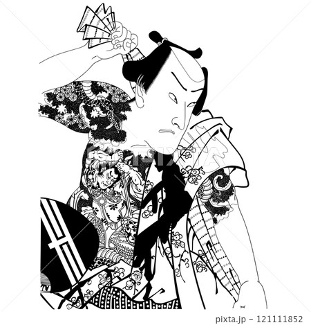 【尾上菊五郎劇團】-【豊原国周】 121111852