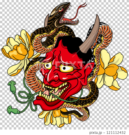 【般若と蛇】-【俺流総本家家元】 121112432