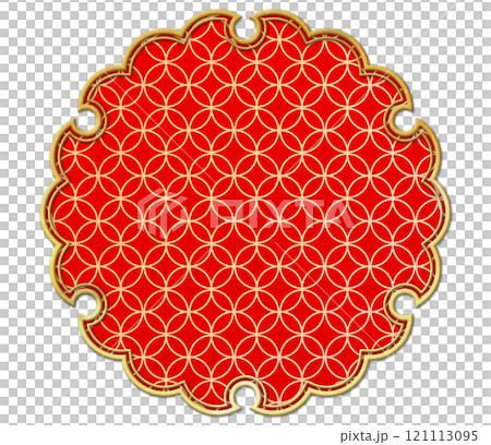 Background material with red snowflake lines Background material with red snowflake lines 121113095