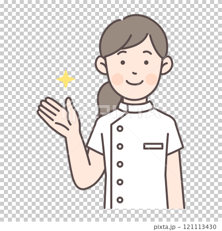 指導護士上半身插圖 121113430