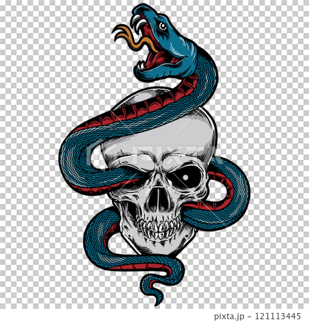 【蛇とガイコツ】-【俺流総本家家元】 121113445