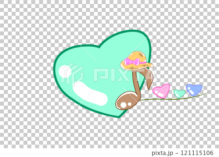 Cute hearts and musical notes 121115106