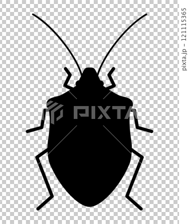 Stink bug silhouette 121115365