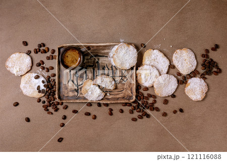 Homemade shortbread cookies 121116088