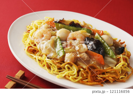 餡かけ焼きそば 餡かけ焼きそば 121116856