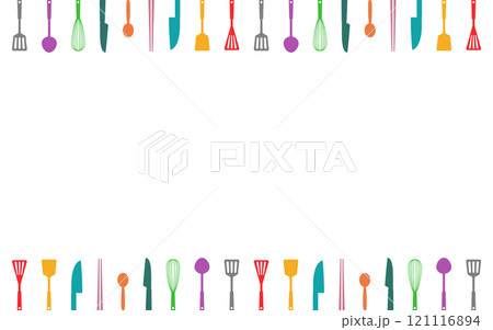 キッチンアイテムフレームG06　カラフル 121116894