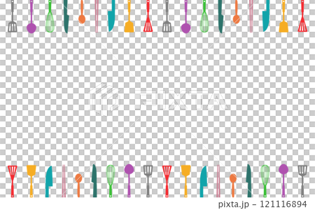 キッチンアイテムフレームG06　カラフル 121116894