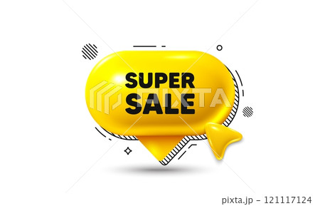 Click here speech bubble 3d icon. Super Sale tag. Special offer price sign. Advertising Discounts symbol. Super sale chat offer. Speech bubble banner. Text box balloon. Vector Click here speech bubble 3d icon. Super Sale tag. Special offer price sign. Advertising Discounts symbol. Super sale chat offer. Speech bubble banner. Text box balloon. Vector 121117124
