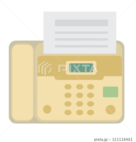 FAXのイラスト 121118481
