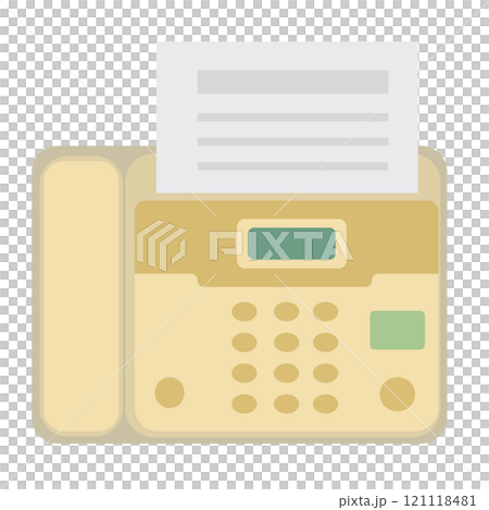 FAXのイラスト 121118481
