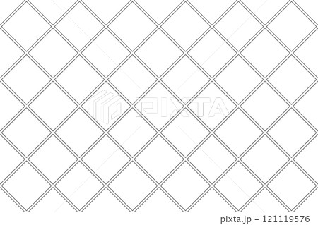 Abstract Seamless Geometric Checked Pattern. Thin Lines Texture. 121119576