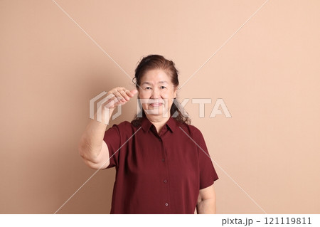 Senior East Asian Woman Senior East Asian Woman 121119811