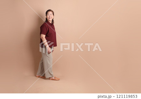 Senior East Asian Woman Senior East Asian Woman 121119853