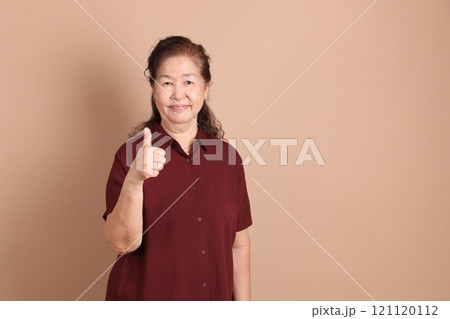 Senior East Asian Woman 121120112