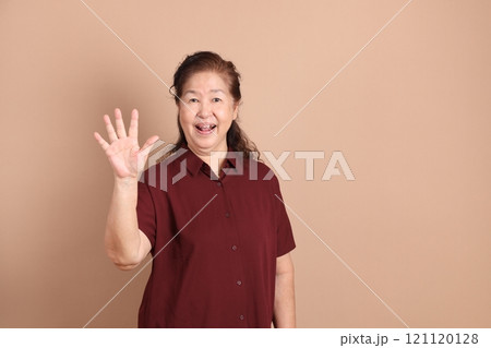 Senior East Asian Woman Senior East Asian Woman 121120128