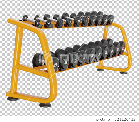 Gym Dumbbell rack, a stand for weightlifting gym equipment Gym Dumbbell rack, a stand for weightlifting gym equipment 121120413