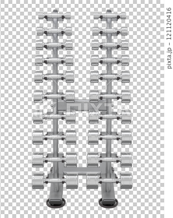 Gym Dumbbell rack, a stand for weightlifting gym equipment 121120416