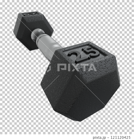 Hex Dumbbell with number 2.5, weightlifting gym equipment 121120425