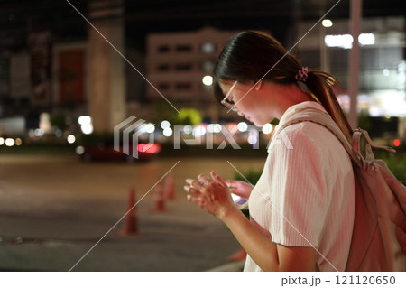 Asian Woman with Smart Phone Asian Woman with Smart Phone 121120650