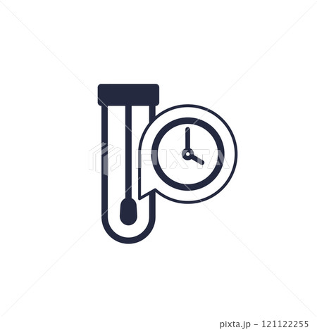 fast swab test icon on white fast swab test icon on white 121122255
