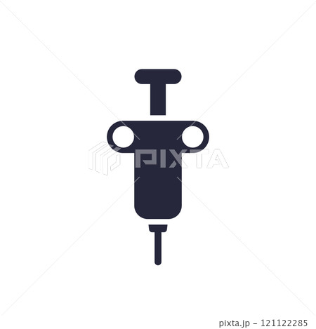 biopsy icon, vector pictogram on white 121122285