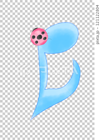 Cute musical notes and ladybugs 121122804