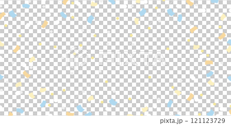 Polka dot pattern colorful confetti pattern background (vector bright and pop design material) 121123729