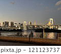 お台場公園から見たレインボーブリッジ 121123737