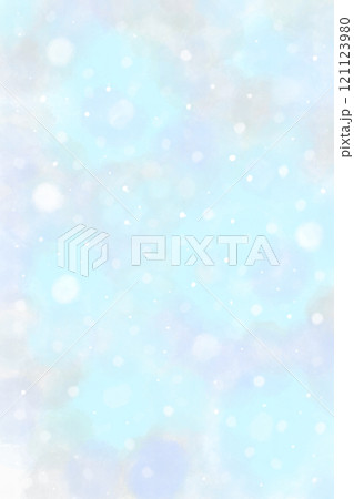 イラスト素材:　雪の舞うイメージ 121123980