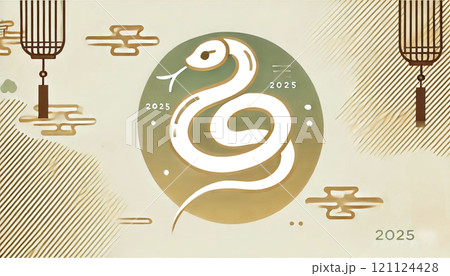 2025年の干支（巳） 121124428