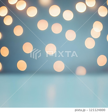 Bokeh and highlights on a light blue abstract background Bokeh and highlights on a light blue abstract background 121124800