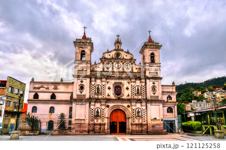 Church of Saint Mary of Sorrows or Los Dolores in Tegucigalpa, the capital of Honduras 121125258
