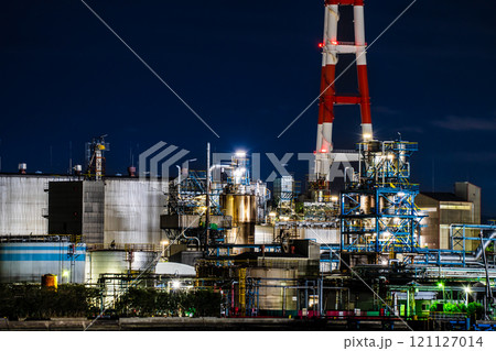 北九州工場夜景（三菱化学黒崎事業所）【福岡県北九州市】 121127014