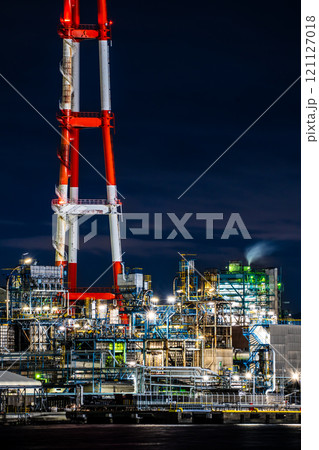 北九州工場夜景（三菱化学黒崎事業所）【福岡県北九州市】 121127018