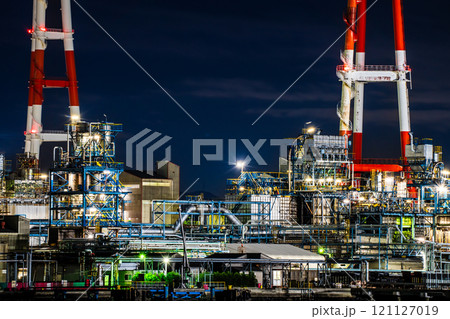 北九州工場夜景（三菱化学黒崎事業所）【福岡県北九州市】 121127019