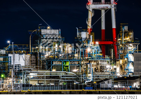 北九州工場夜景（三菱化学黒崎事業所）【福岡県北九州市】 121127021
