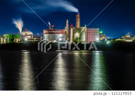 北九州工場夜景（新日鉄住金化学）【福岡県北九州市】 121127055