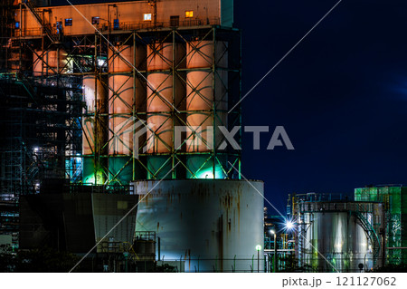 北九州工場夜景（新日鉄住金化学）【福岡県北九州市】 121127062