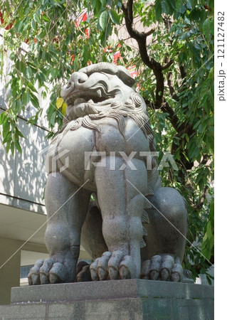 なごや七福神めぐり　萬福院　こま犬　阿形 121127482