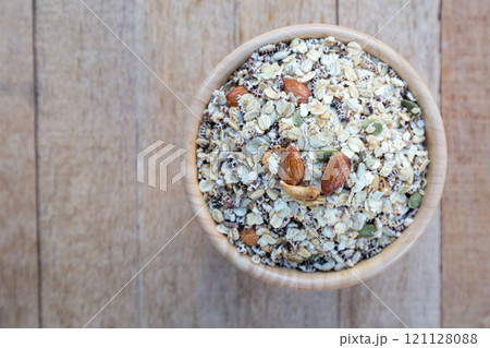 Granola breakfast for health Granola breakfast for health 121128088