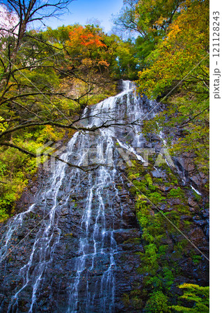 紅葉の龍双ヶ滝 121128243