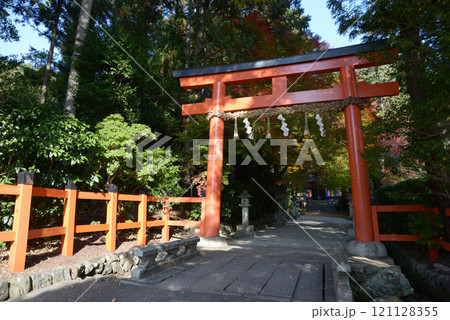 大田神社　境内入口の鳥居　京都市北区上賀茂本山 121128355